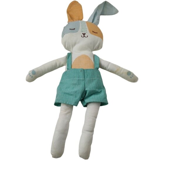 Unbranded Other - Unbranded Sleeping Rabbit Calico Rabbit Stuffed Animal Soft Toy Easter FLAW